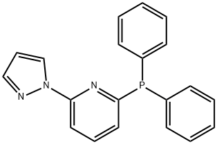 Pyridine, 2-(diphenylphosphino)-6-(1H-pyrazol-1-yl)- 结构式