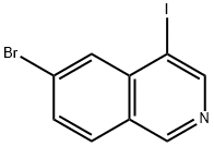 6-bromo-4-iodoisoquinoline Structure