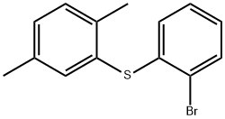 Benzene, 2-[(2-bromophenyl)thio]-1,4-dimethyl- Structure