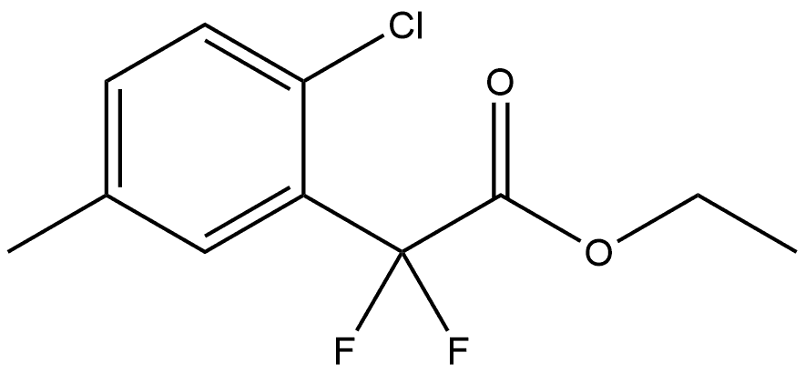 Ethyl 2-chloro-α,α-difluoro-5-methylbenzeneacetate|