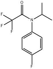 Acetamide, 2,2,2-trifluoro-N-(4-fluorophenyl)-N-(1-methylethyl)- Structure