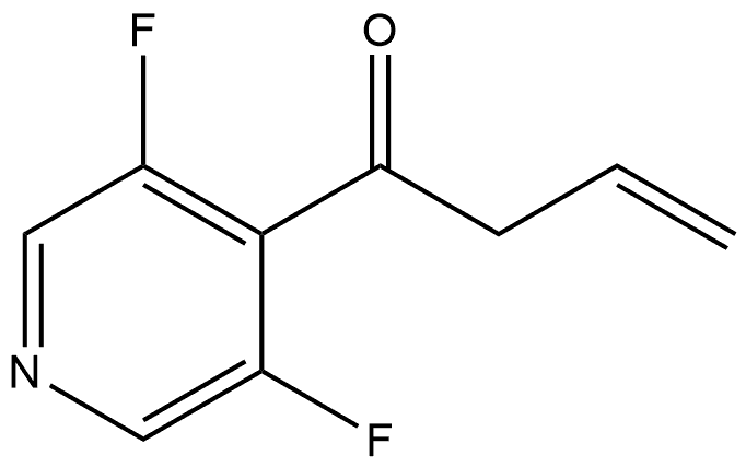 1-(3,5-Difluoro-4-pyridinyl)-3-buten-1-one Structure