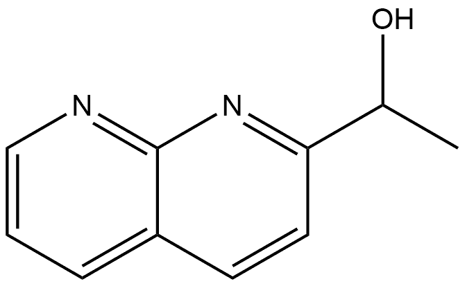 1-(1,8-萘啶-2-基)乙-1-醇 结构式