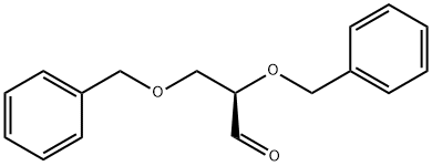 Propanal, 2,3-bis(phenylmethoxy)-, (2R)- Structure