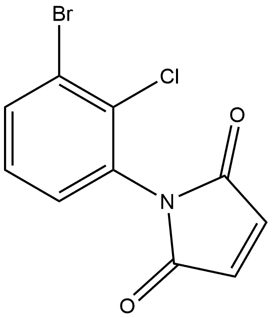1-(3-Bromo-2-chlorophenyl)-1H-pyrrole-2,5-dione 结构式