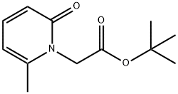 2-(2-甲基-6-氧代吡啶-1-基)乙酸叔丁酯 结构式