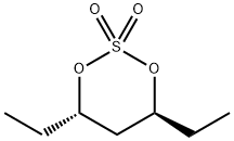 1,3,2-Dioxathiane, 4,6-diethyl-, 2,2-dioxide, (4S,6S)- Structure