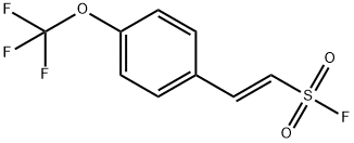 Ethenesulfonyl fluoride, 2-[4-(trifluoromethoxy)phenyl]-, (1E)- Structure
