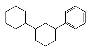 Benzene, [1,1'-bicyclohexyl]-3-yl- 化学構造式