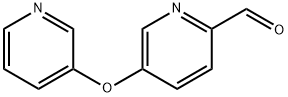 2-Pyridinecarboxaldehyde, 5-(3-pyridinyloxy)- Structure