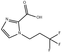 1-(3,3,3-Trifluoropropyl)-1H-imidazole-2-carboxylic acid Struktur
