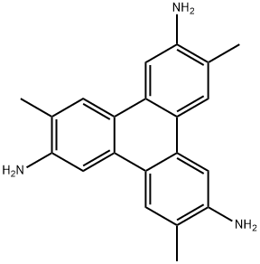 3,7,11-三甲基-2,6,10-三氨基三亚苯 结构式