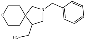 8-Oxa-2-azaspiro[4.5]decane-4-methanol, 2-(phenylmethyl)- Structure