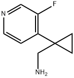 (1-(3-氟吡啶-4-基)环丙基)甲胺 结构式