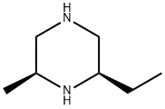 (2R,6S)-2-乙基-6-甲基哌嗪 结构式