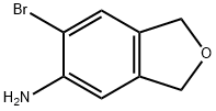 6-溴-1,3-二氢异苯并呋喃-5-胺, 2032241-72-6, 结构式