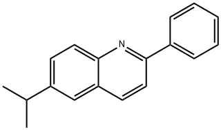6-isopropyl-2-phenylquinoline Structure