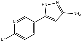 5-(6-Bromo-pyridin-3-yl)-2H-pyrazol-3-ylamine,2035416-96-5,结构式