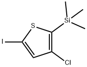 (3-chloro-5-iodothiophen-2-yl)trimethylsilane Structure