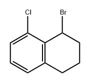 1-溴-8-氯-1,2,3,4-四氢萘 结构式