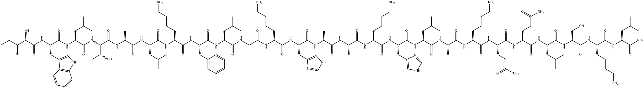 lycotoxin I Struktur