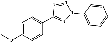 2H-Tetrazole, 5-(4-methoxyphenyl)-2-phenyl- Structure