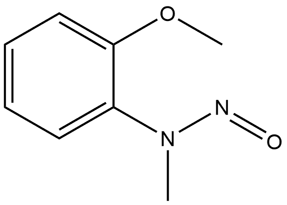 (2-Methoxyphenyl)methylnitrosamine Structure