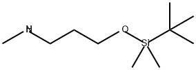 1-Propanamine, 3-[[(1,1-dimethylethyl)dimethylsilyl]oxy]-N-methyl- Struktur