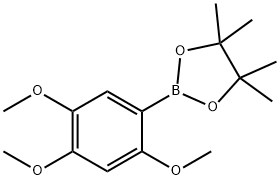 4,4,5,5-Tetramethyl-2-(2,4,5-trimethoxyphenyl)-1,3,2-dioxaborolane Struktur