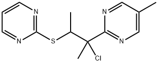 2-[1-Chloro-1-methyl-2-(2-pyrimidinylthio)propyl]-5-methylpyrimidine|2-(2-氯-3-(嘧啶-2-基硫基)丁-2-基)-5-甲基嘧啶