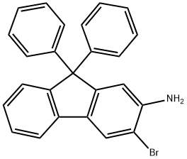 3-溴-9,9-二苯基芴-2-氨, 2050948-19-9, 结构式