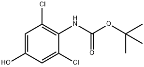 tert-butyl N-(2,6-dichloro-4-hydroxyphenyl)carbamate Structure
