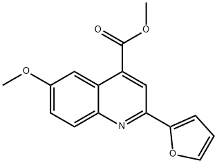 2-(4-氯苯基)-6-甲氧基-4-喹啉甲酸乙酯,2055658-56-3,结构式