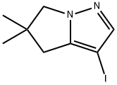 4H-Pyrrolo[1,2-b]pyrazole, 5,6-dihydro-3-iodo-5,5-dimethyl-,2057508-07-1,结构式