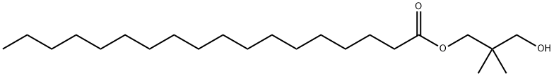 Octadecanoic acid 3-hydroxy-2,2-dimethylpropyl ester, 20598-77-0, 结构式