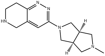 2-methyl-5-{5H,6H,7H,8H-pyrido[4,3-c]pyridazin-3-yl}-octahydropyrrolo[3,4-c]pyrrole, cis 结构式