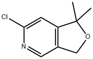 6-Chloro-1,1-dimethyl-1,3-dihydrofuro[3,4-C]pyridine Structure