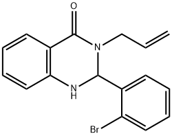 4(1H)-Quinazolinone, 2-(2-bromophenyl)-2,3-dihydro-3-(2-propen-1-yl)-