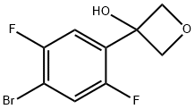3-Oxetanol, 3-(4-bromo-2,5-difluorophenyl)-|3-(4-溴-2,5-二氟苯基)氧杂环丁-3-醇