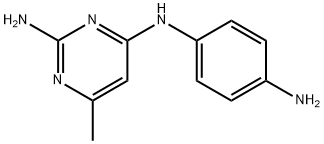2,4-Pyrimidinediamine, N4-(4-aminophenyl)-6-methyl- Struktur