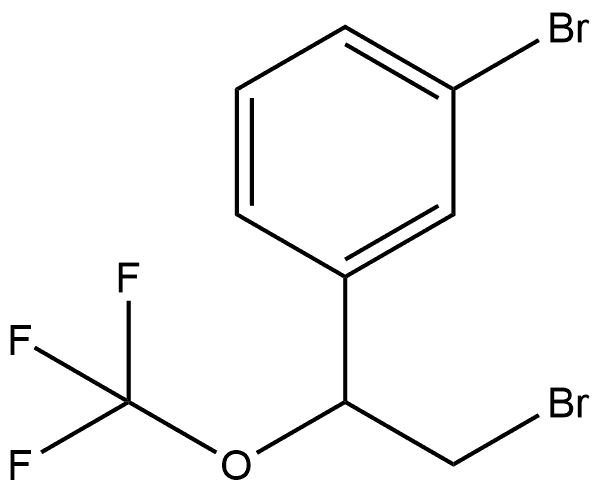 1-bromo-3-(2-bromo-1-(trifluoromethoxy)ethyl)benzene,2074668-80-5,结构式