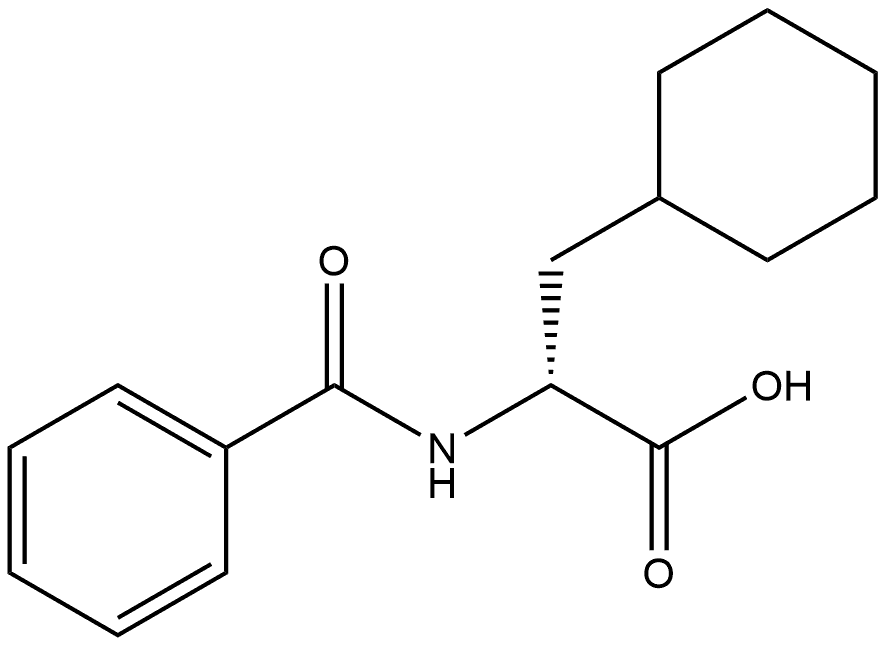 N-Bz-R-Cyclohexylalanine Structure