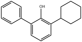 [1,1'-Biphenyl]-2-ol, 3-cyclohexyl- 化学構造式