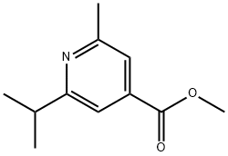 Methyl 2-isopropyl-6-methylisonicotinate 结构式
