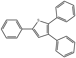 2,3,5-トリフェニルチオフェン 化学構造式