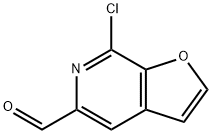 Furo[2,3-c]pyridine-5-carboxaldehyde, 7-chloro-