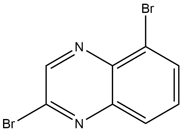 2,5-Dibromoquinoxaline Structure