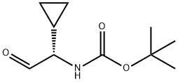 (S)-叔丁基(1-环丙基-2-氧乙基)氨基甲酸酯, 2085784-40-1, 结构式