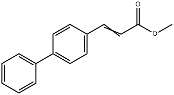 2-Propenoic acid, 3-[1,1'-biphenyl]-4-yl-, methyl ester Struktur