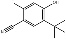 5-(Tert-butyl)-2-fluoro-4-hydroxybenzonitrile Structure